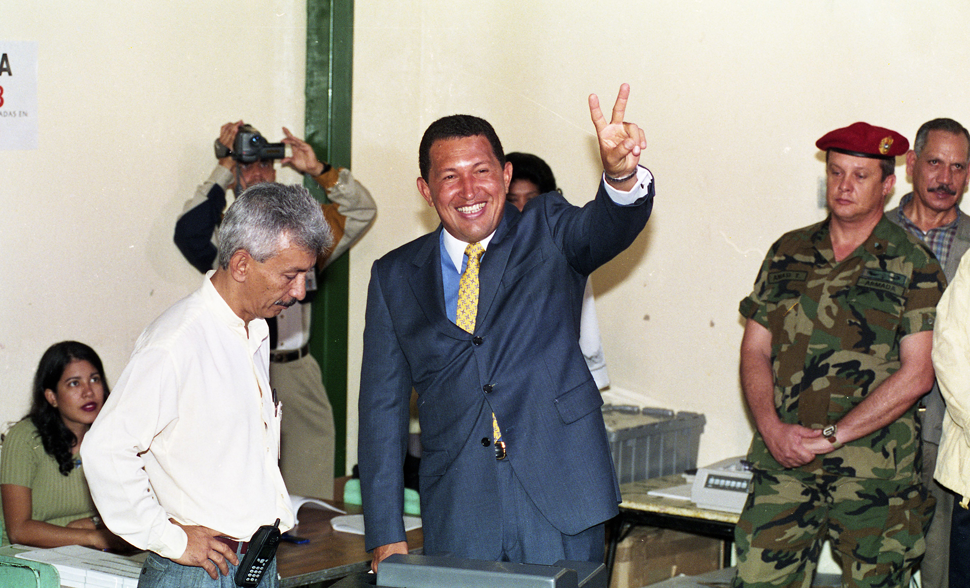 Hugo Chávez el 25 de julio de 1999